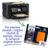 Epson WorkForce Pro WF-3825DWF, stampante multifunzione A4 getto d'inchiostro (stampa, scansione, copia), Display LCD 6.8cm, WiFi Direct, 3 mesi inchiostro incluso con ReadyPrint
