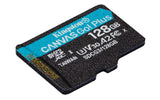 Kingston Technology Scheda microSDXC Canvas Go Plus 170R A2 U3 V30 da 128GB + adattatore