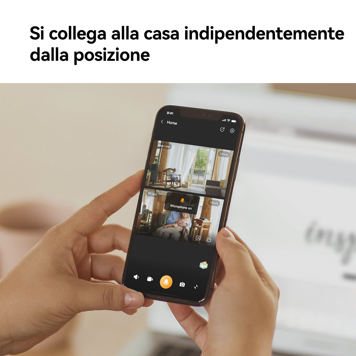 Imou Ranger DUAL 6MP (3MP+3MP) Telecamera WiFi Interno con Doppia Lente, 360°PTZ Telecamera da Interno, Rilevamento Umano, Tracciamento Intelligente, Visione Notturna a Colori, Modalità Privata 2,4ghz