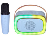 Trevi XR JUMP ALTOPARLANTE KARAOKE PORTATILE 10W WIRELESS USB MICRO SD AUX-IN XR 8A01 MINIPARTY BLU