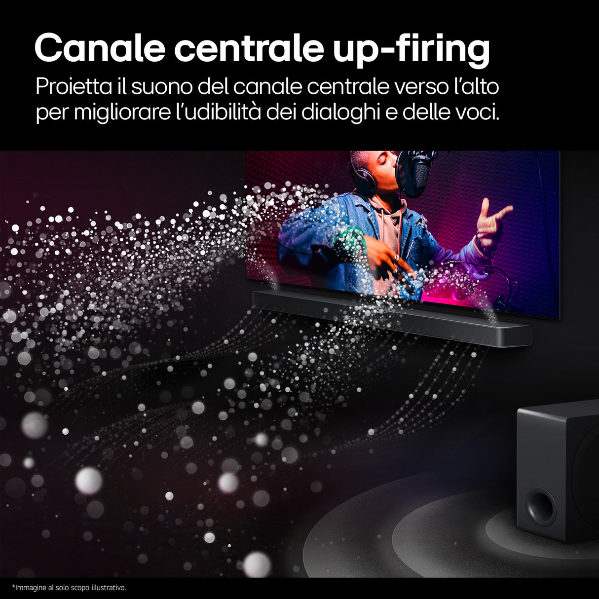 LG Soundbar S77TY, 400W su 3.1.3 canali, Dolby Atmos, DTS:X, 3 speaker up-firing