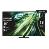 Samsung TV Neo QLED 4K 55" QE55QN90DATXZT Smart TV Wi-Fi Titan Black 2024, Processore NQ4 AI GEN2, Tecnologia Quantum Matrix, Neo Slim Design, Dolby Atmos