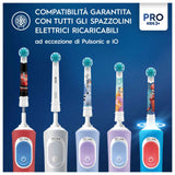 Oral-B Testine Di Ricambio Pro Kids Con Disney Frozen, 3 Testine