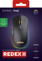 Trust GXT 925 REDEX II mouse Gaming Mano destra USB tipo A Laser 10000 DPI